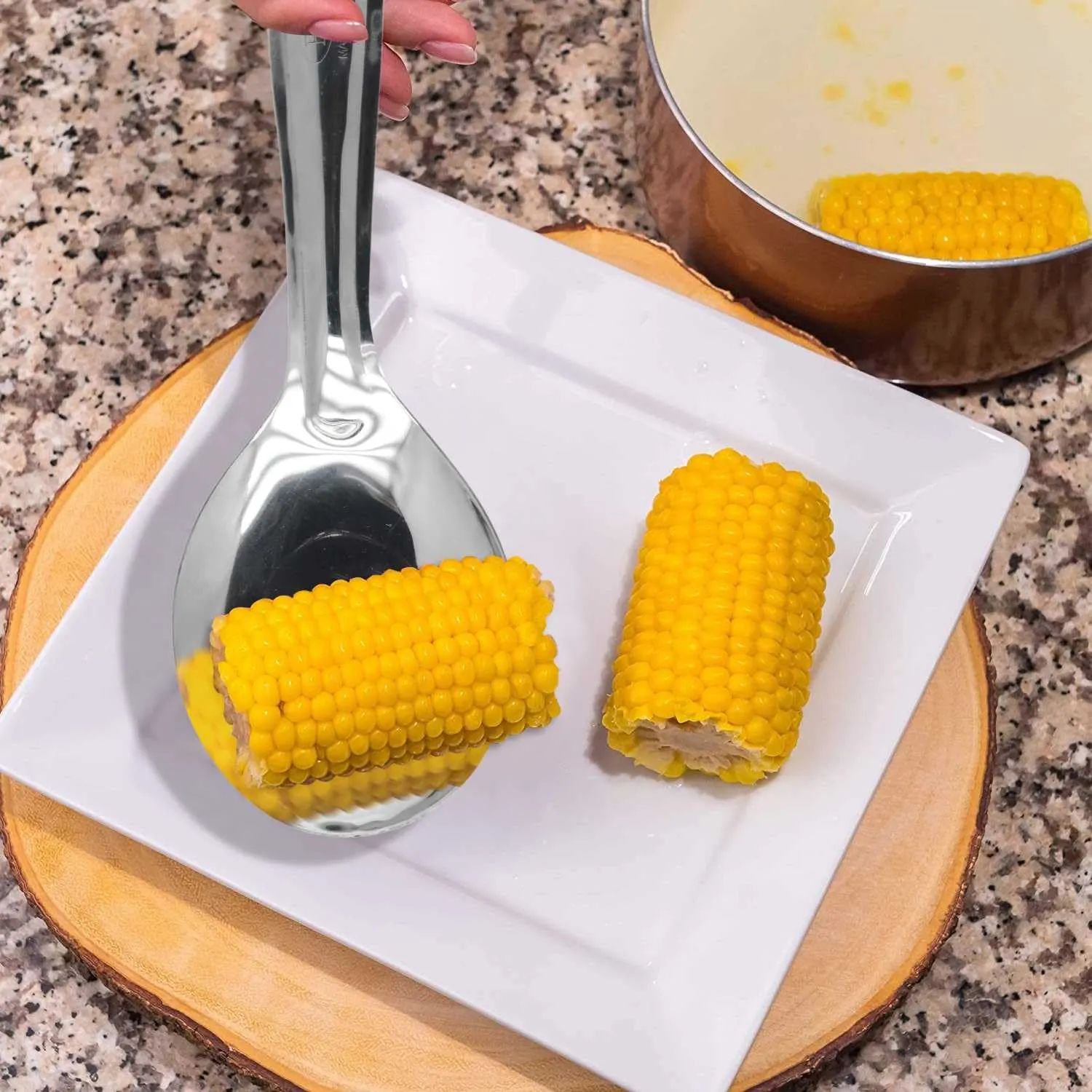 raj steel corn spoon 5