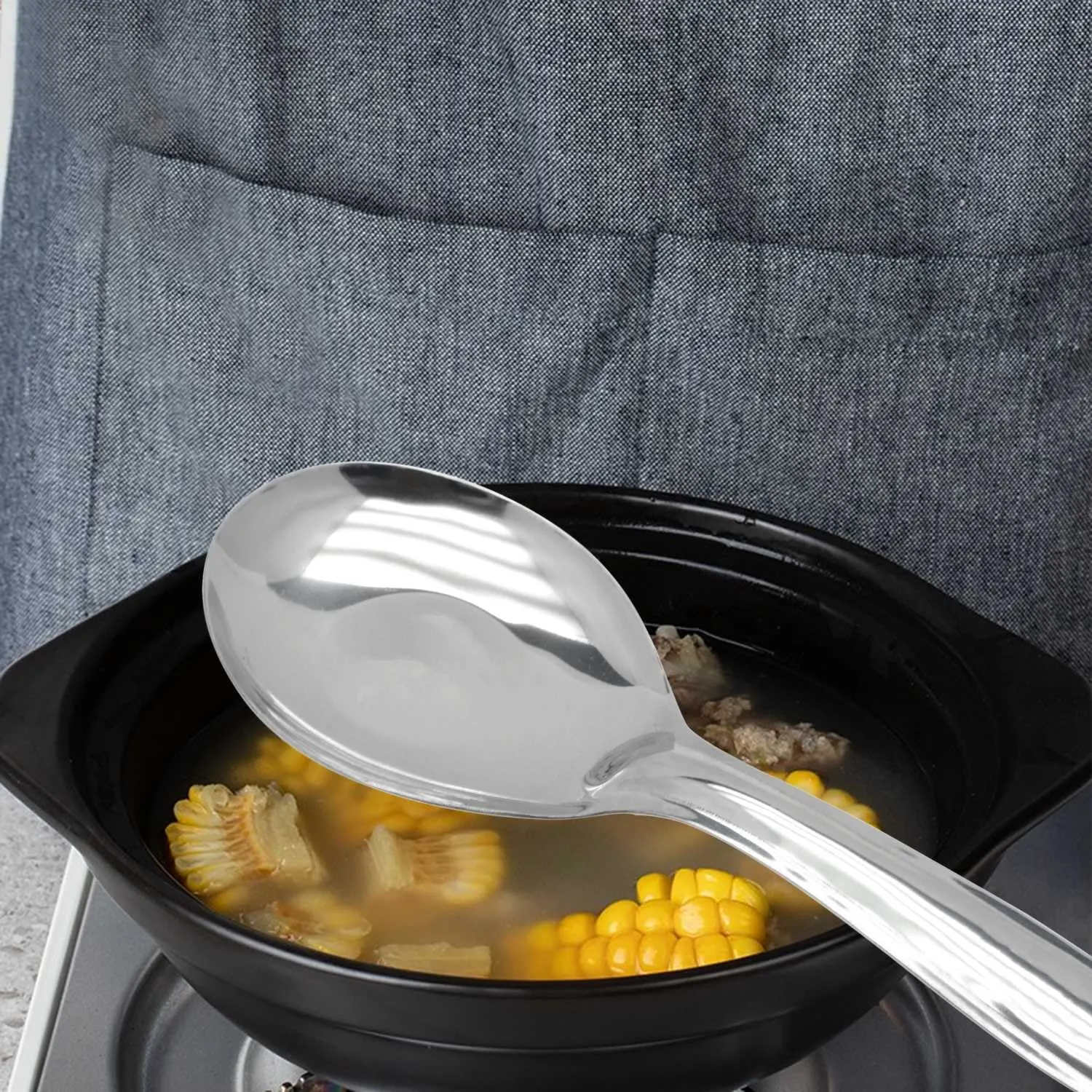 raj steel corn spoon 6