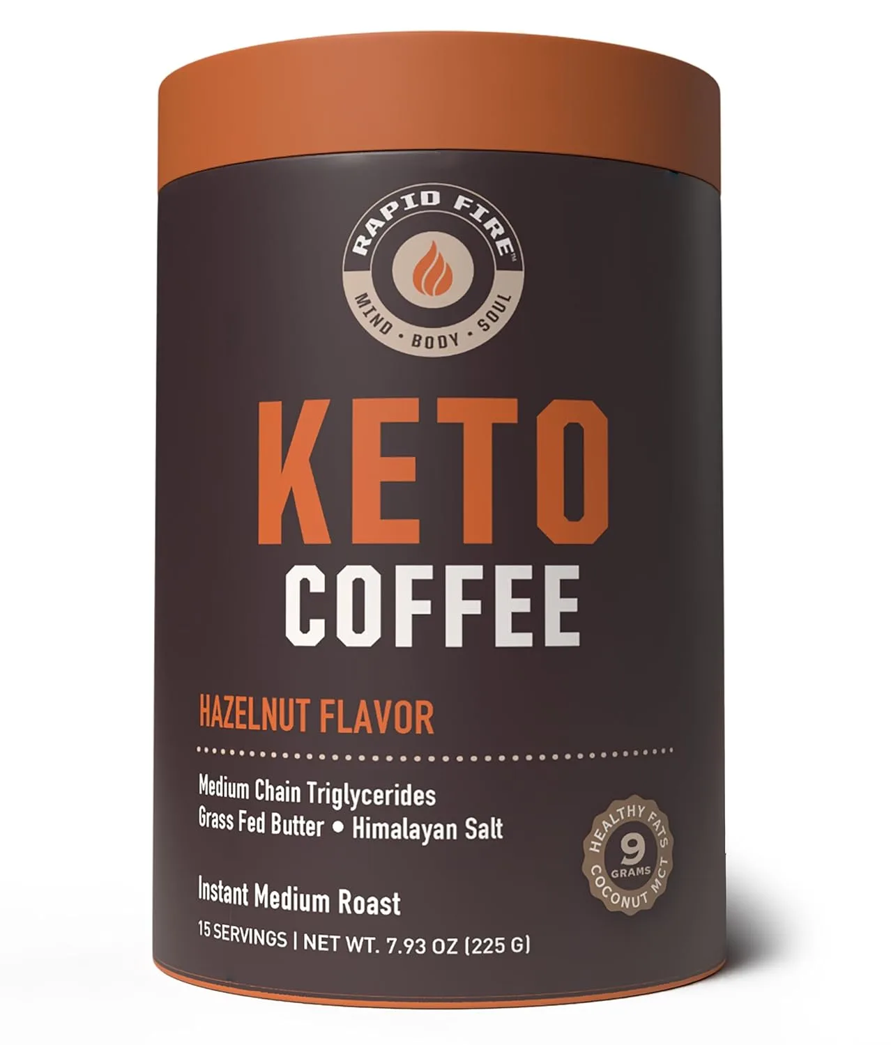 rapidfire hazelnut ketogenic coffee 1