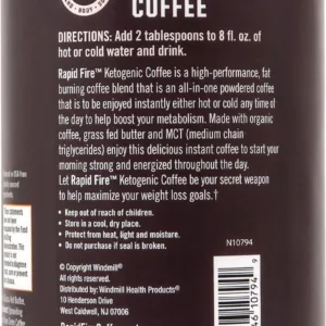 rapidfire hazelnut ketogenic coffee 2