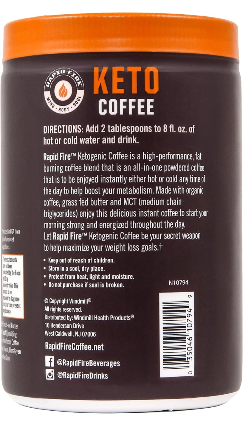 rapidfire hazelnut ketogenic coffee 2