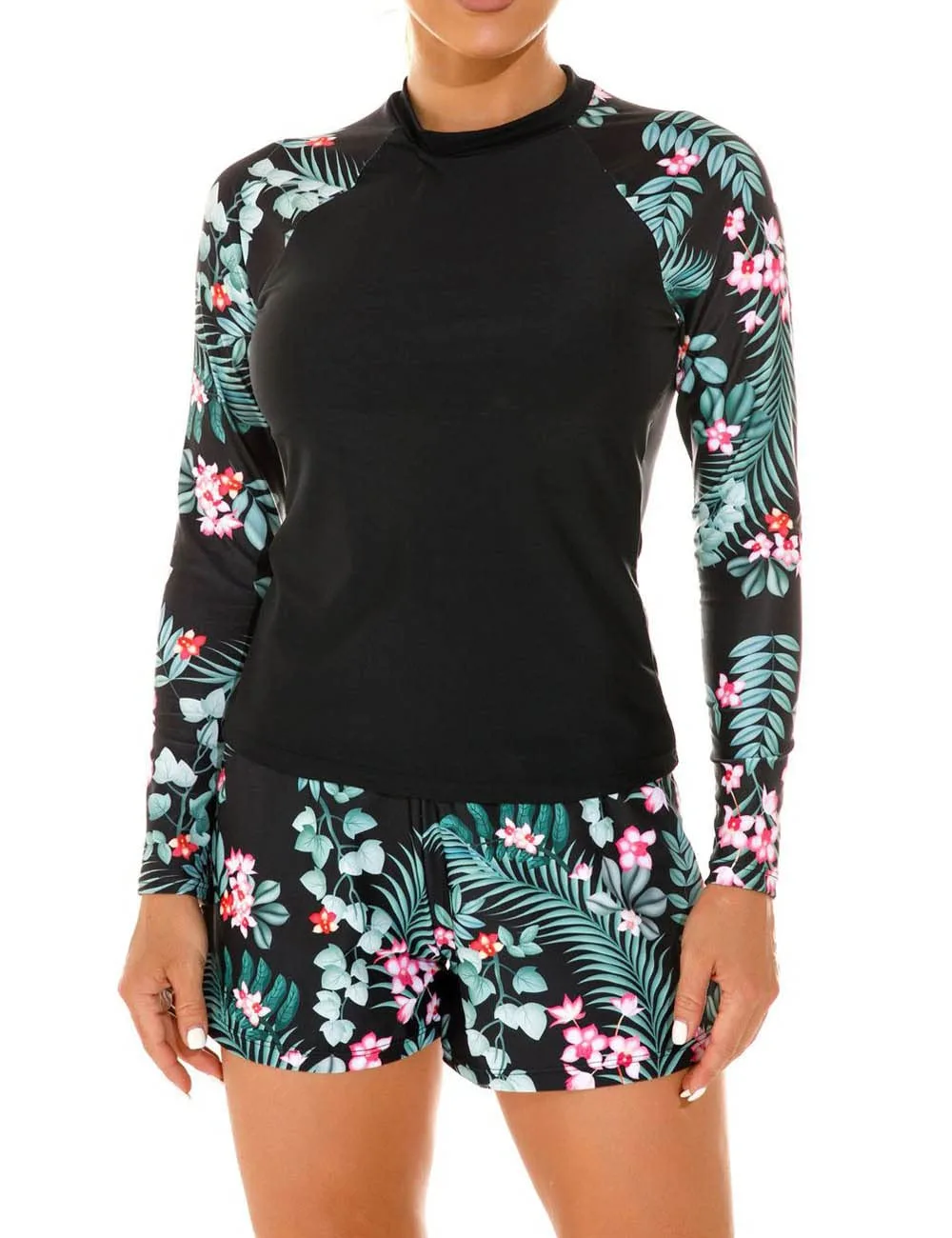 rash guard swimsuit women 1