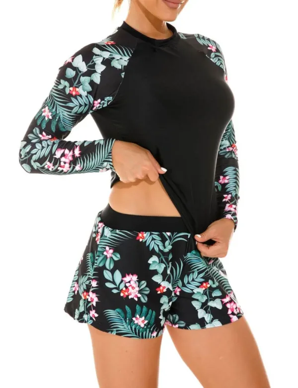 rash guard swimsuit women 2