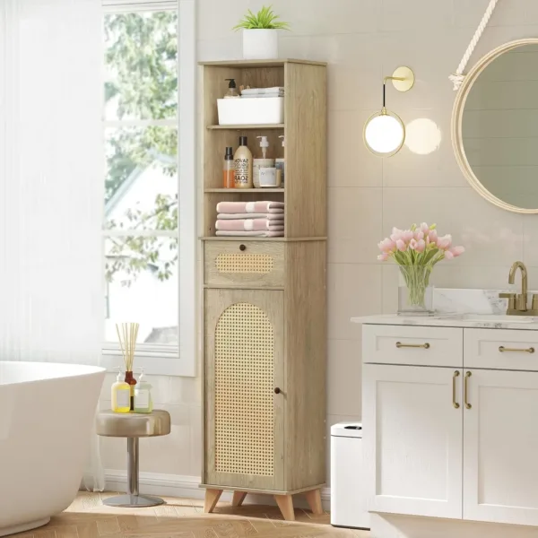 rattan bathroom cabinet 2