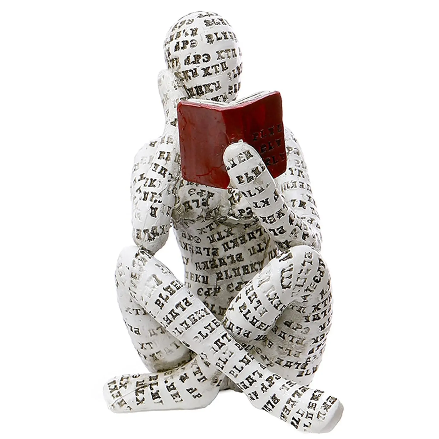 reading woman statue 1