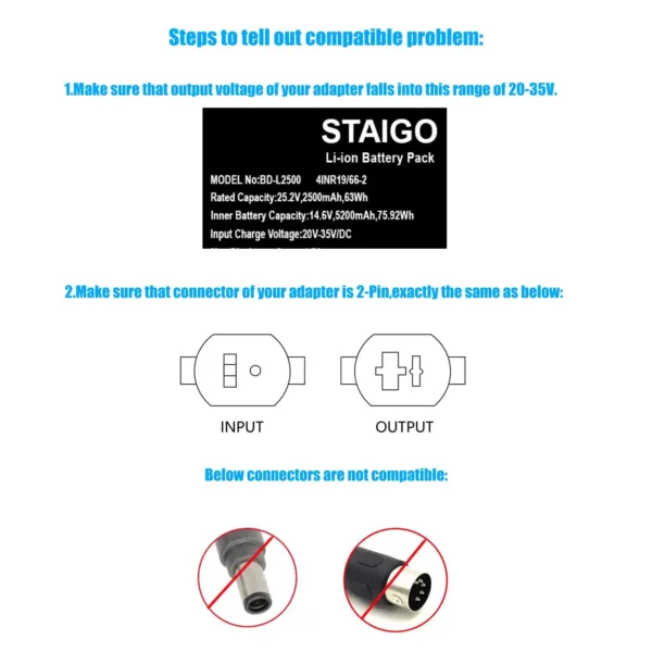 recliner battery pack 4