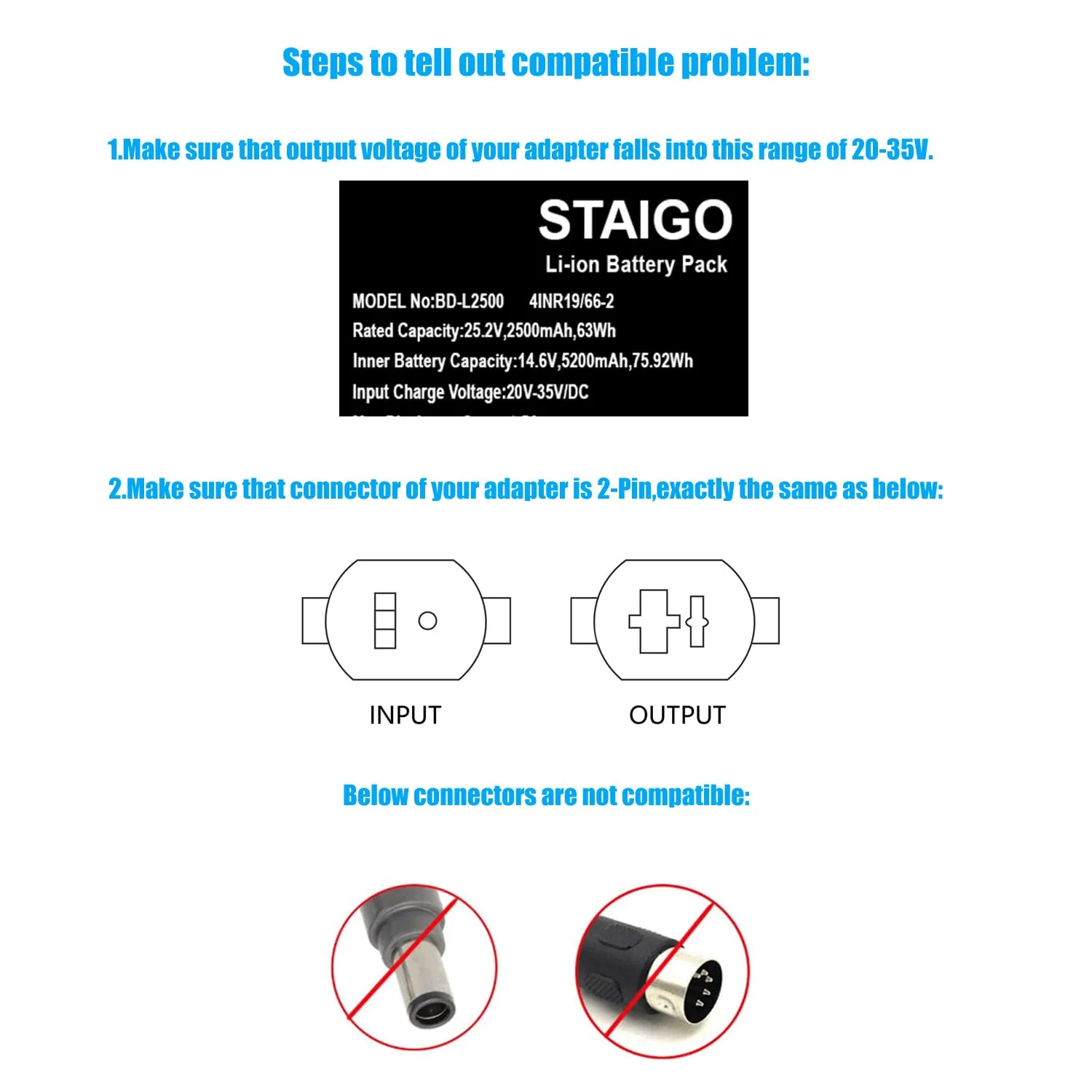 recliner battery pack 4