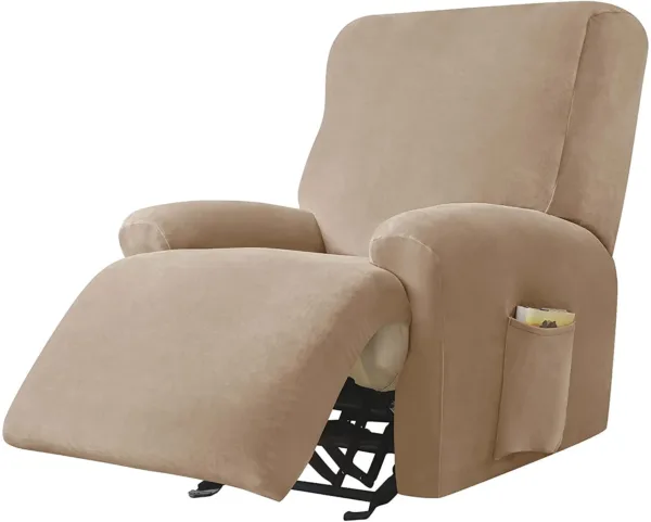 recliner cover velvet stretch 1