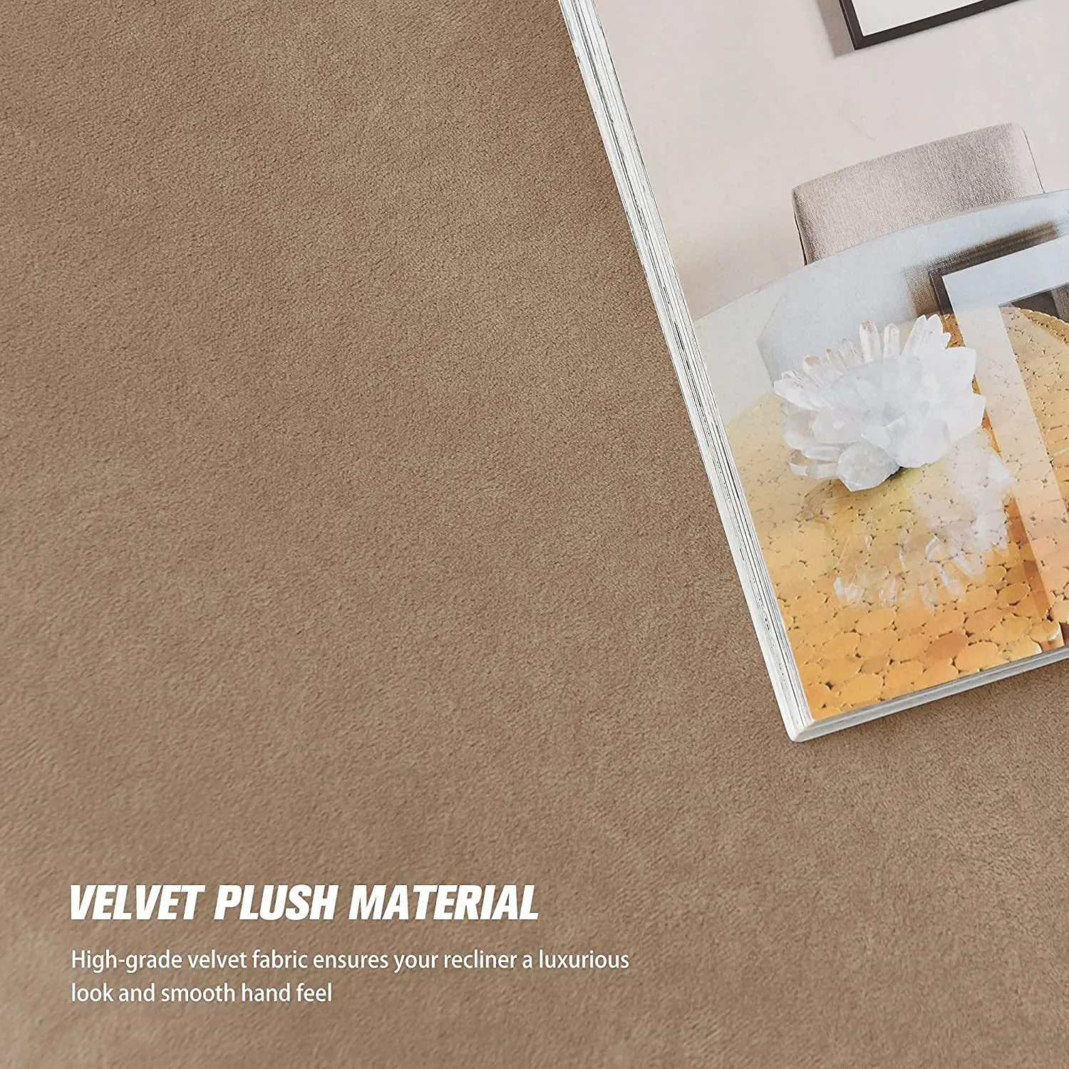 recliner cover velvet stretch 7