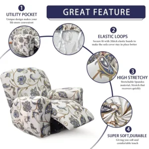 recliner slipcover stretch 3