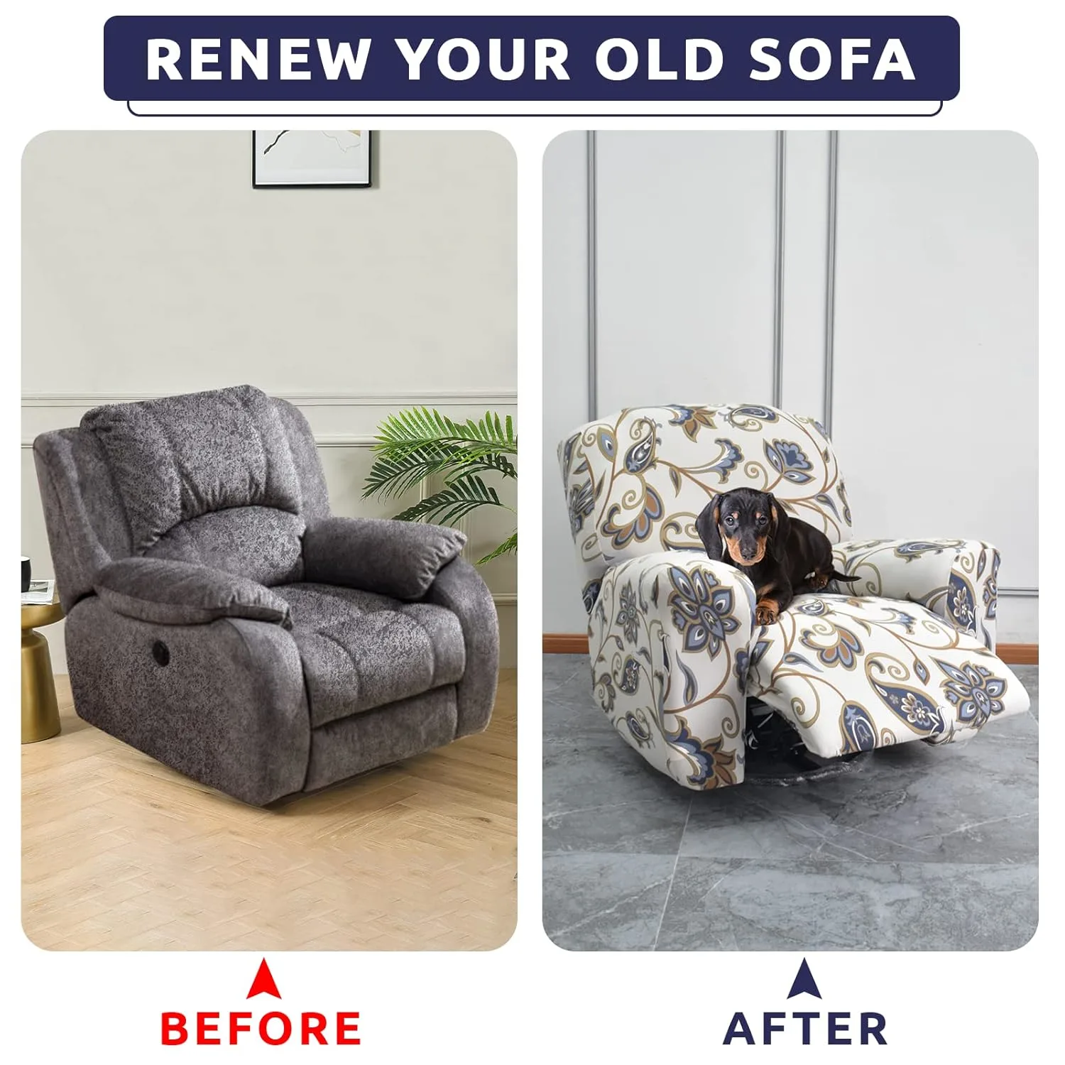 recliner slipcover stretch 7