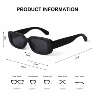 rectangle sunglasses retro 4