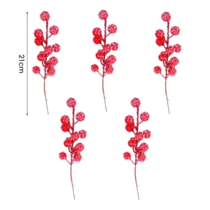 red berry christmas stems 2