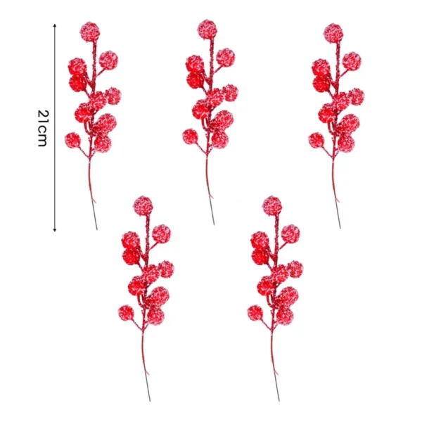 red berry christmas stems 2