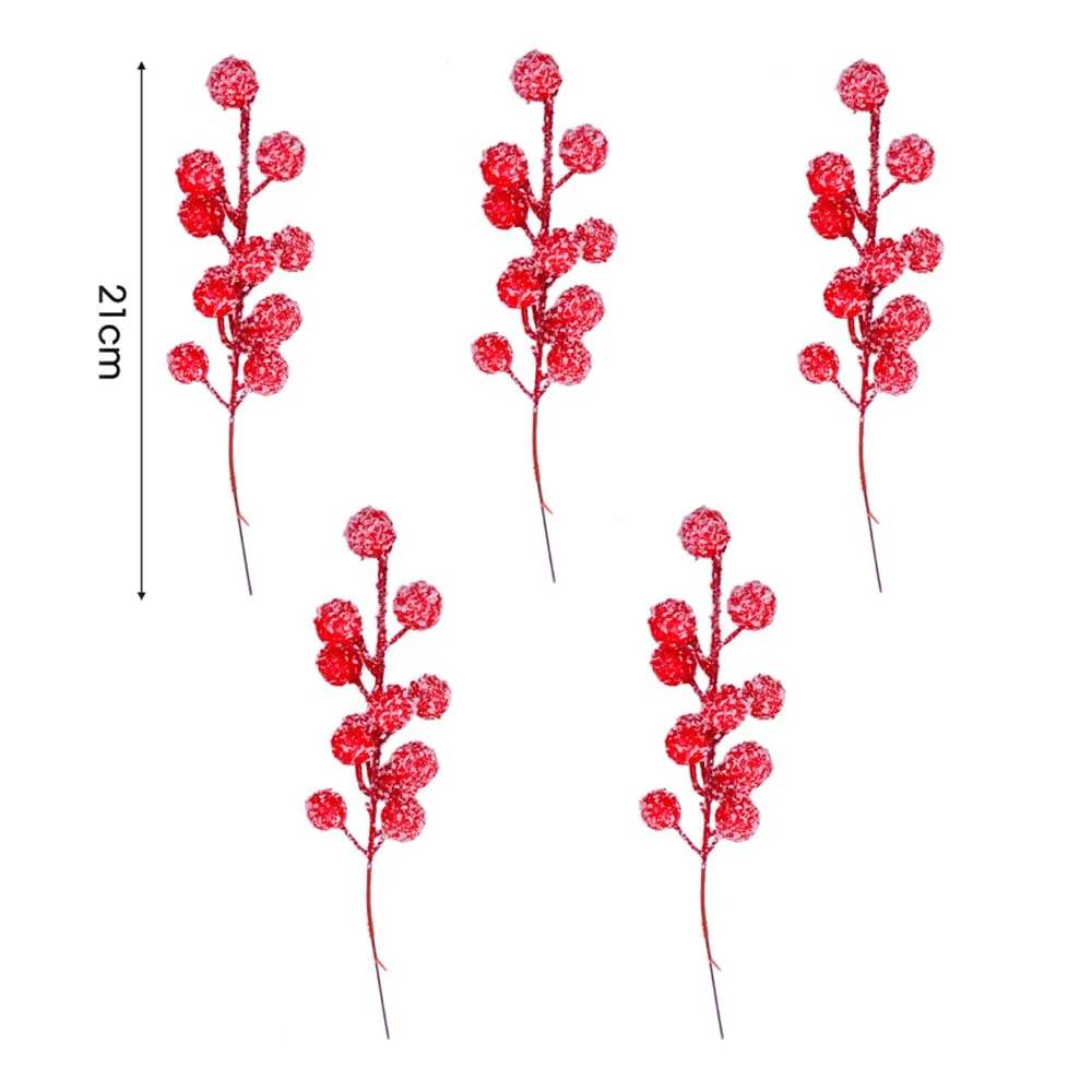 red berry christmas stems 2