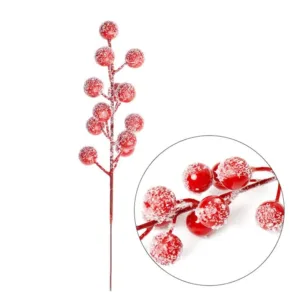 red berry christmas stems 3