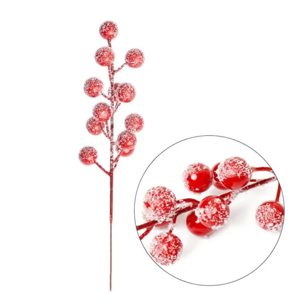 red berry christmas stems 3