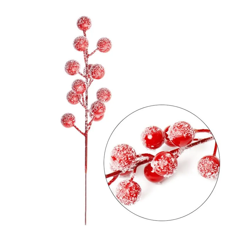 red berry christmas stems 3