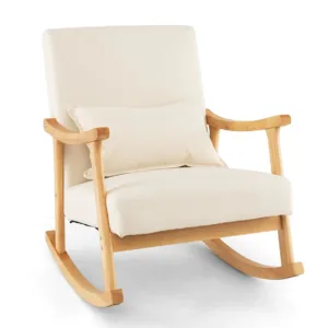 relax rocking chair linen 1