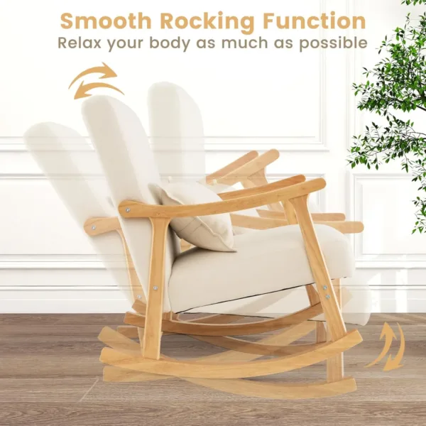 relax rocking chair linen 3