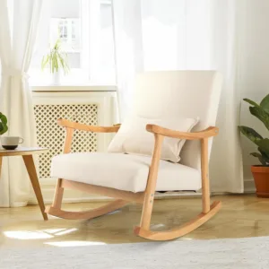 relax rocking chair linen 7