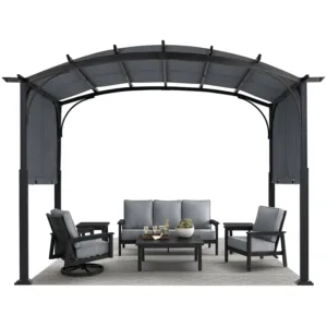 retractable pergola patio garden 1