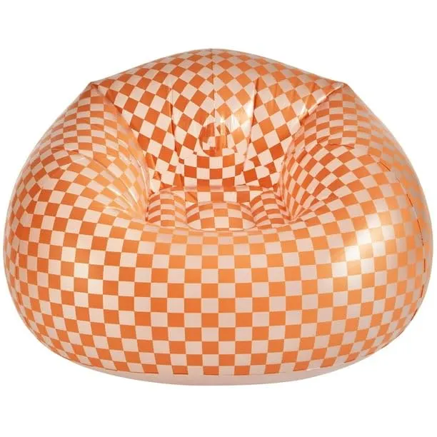 retro checkered inflatable chair 6