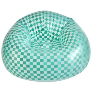 retro checkered inflatable chair 7
