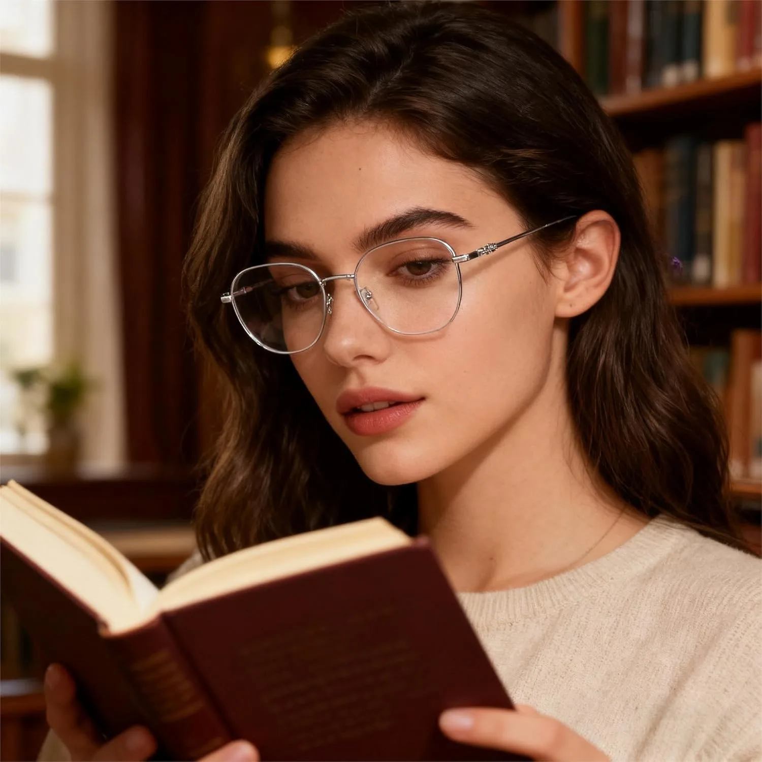 retro metal frame glasses 1