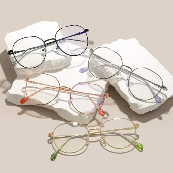 retro metal frame glasses 7