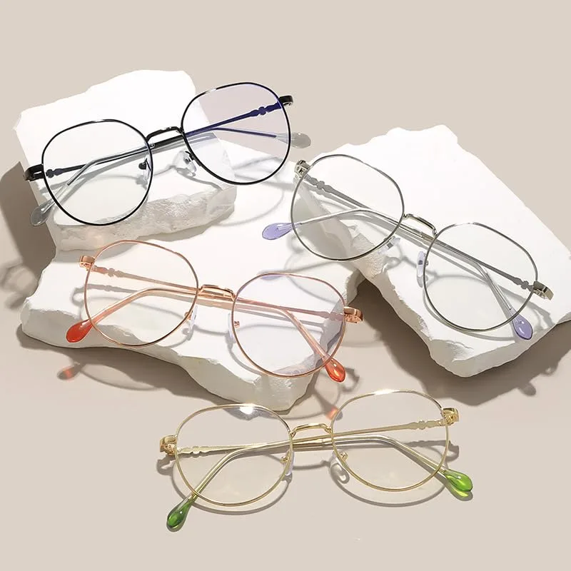 retro metal frame glasses 7