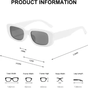 retro rectangle sunglasses 3