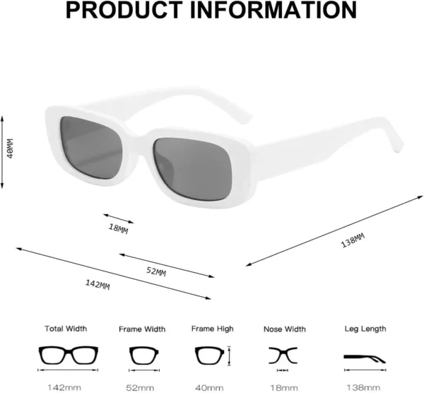 retro rectangle sunglasses 3