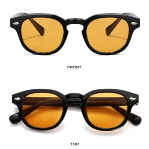retro round sunglasses tinted 3