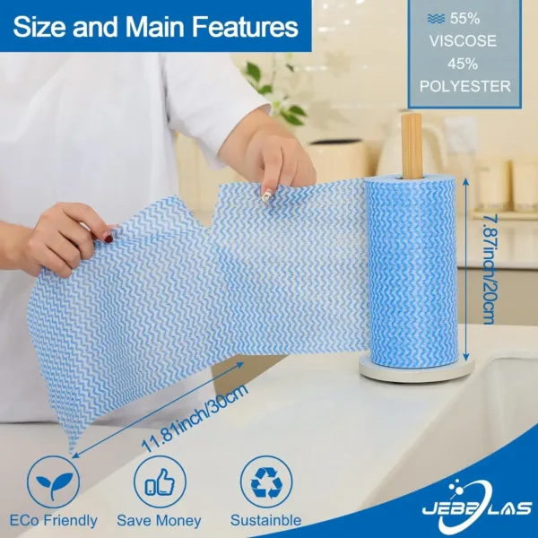 reusable cleaning cloth roll 4