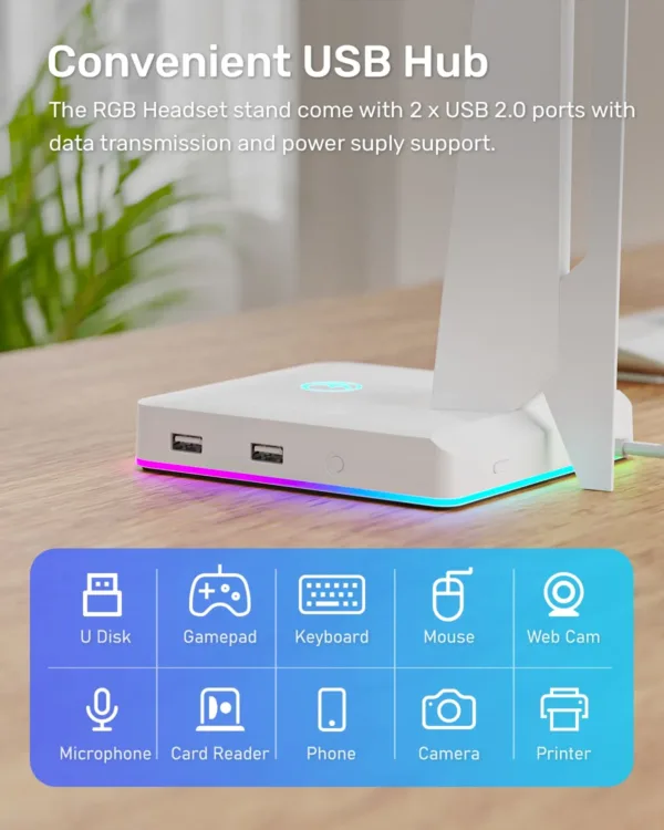rgb gaming headset stand 4