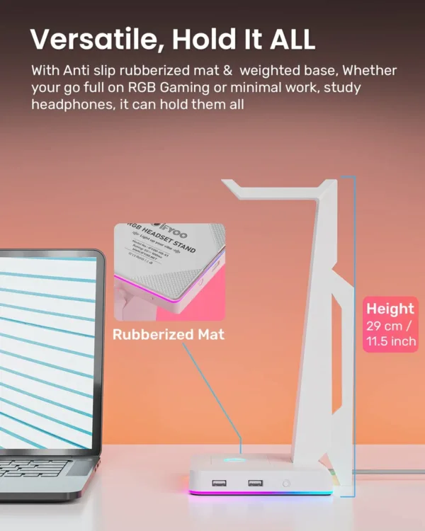rgb gaming headset stand 5