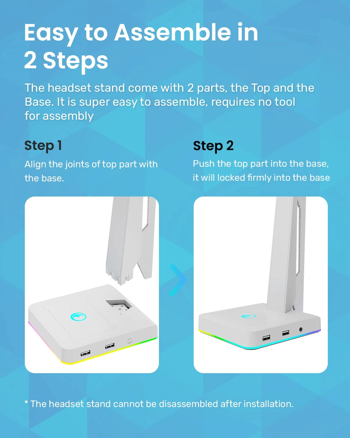 rgb gaming headset stand 6