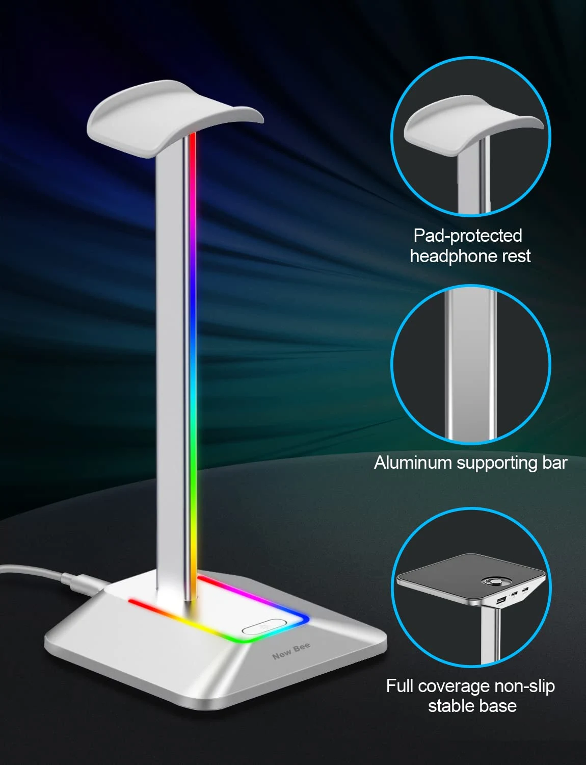 rgb headphone stand 4