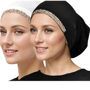 rhinestone hijab undercap 1