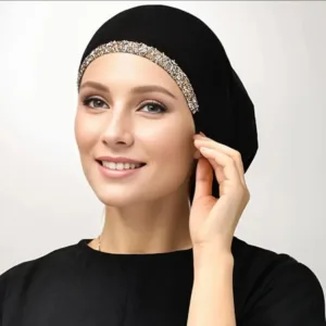 rhinestone hijab undercap 5