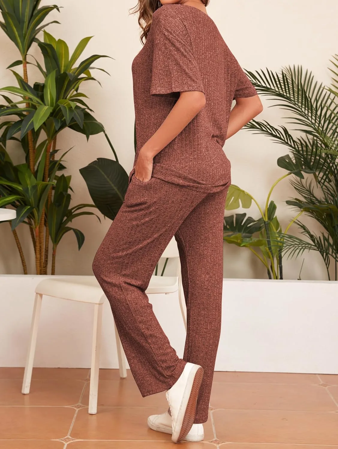 ribbed outfit sets women 3