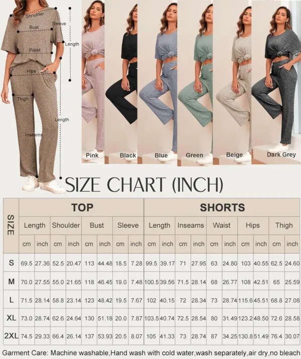 ribbed outfit sets women 6