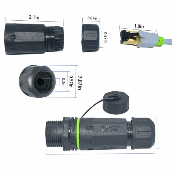 rj45 waterproof connector 6