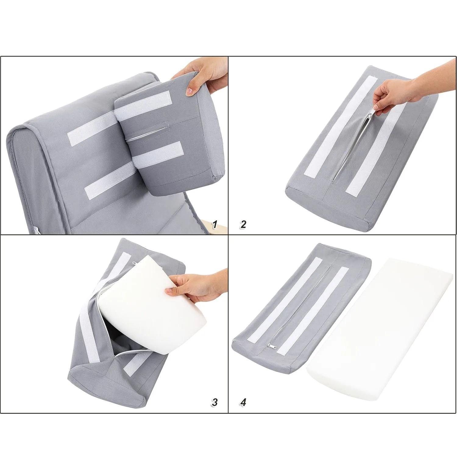 rocking chair wood footrest 5