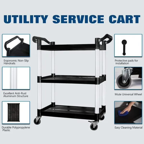 rolling utility cart 3