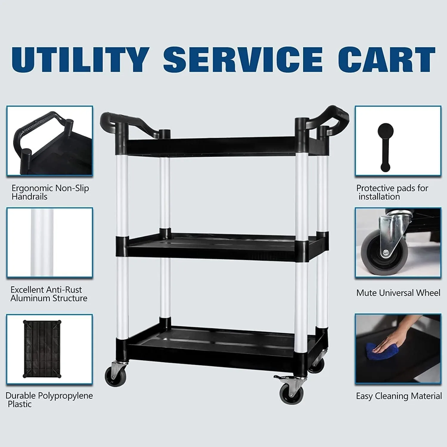 rolling utility cart 3