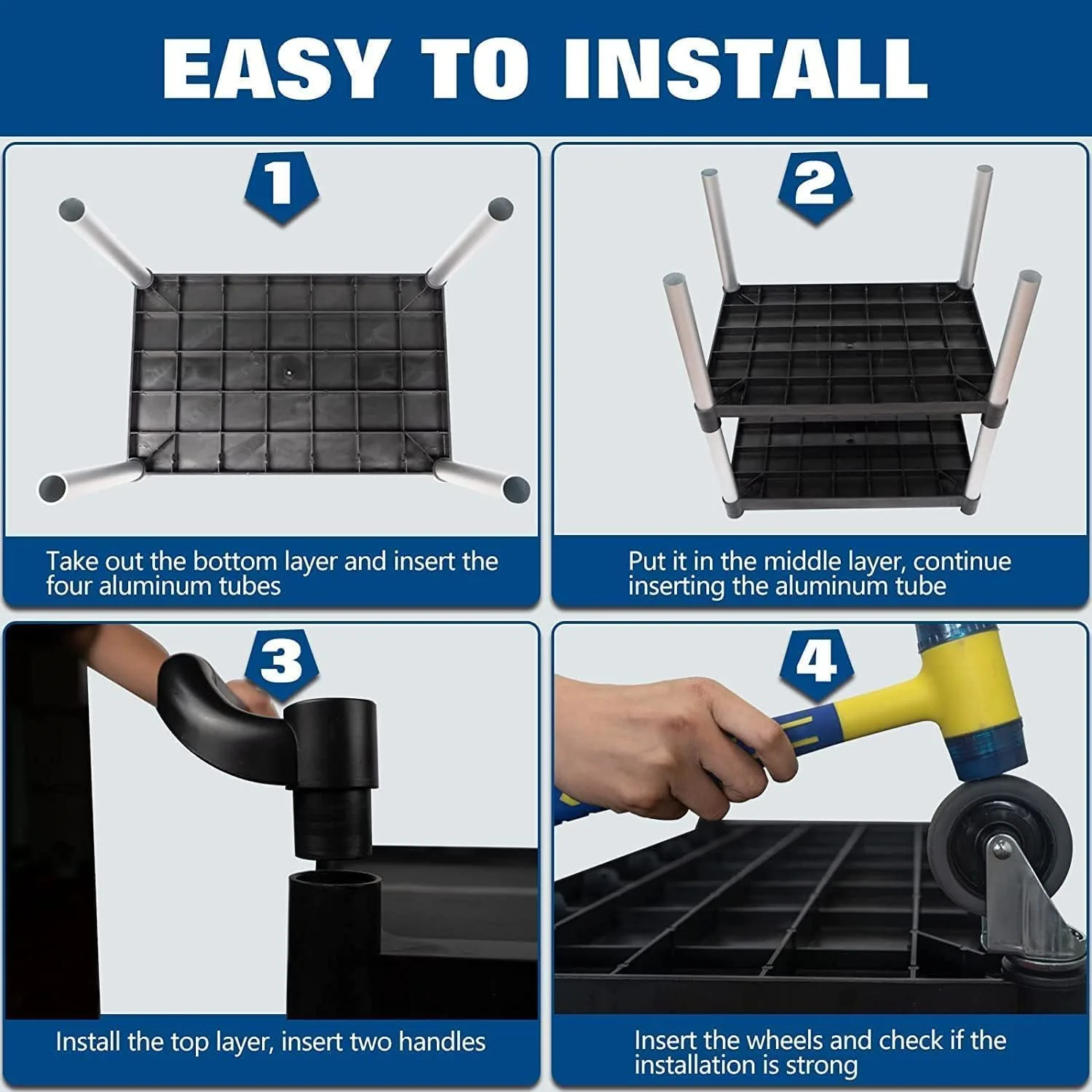 rolling utility cart 4