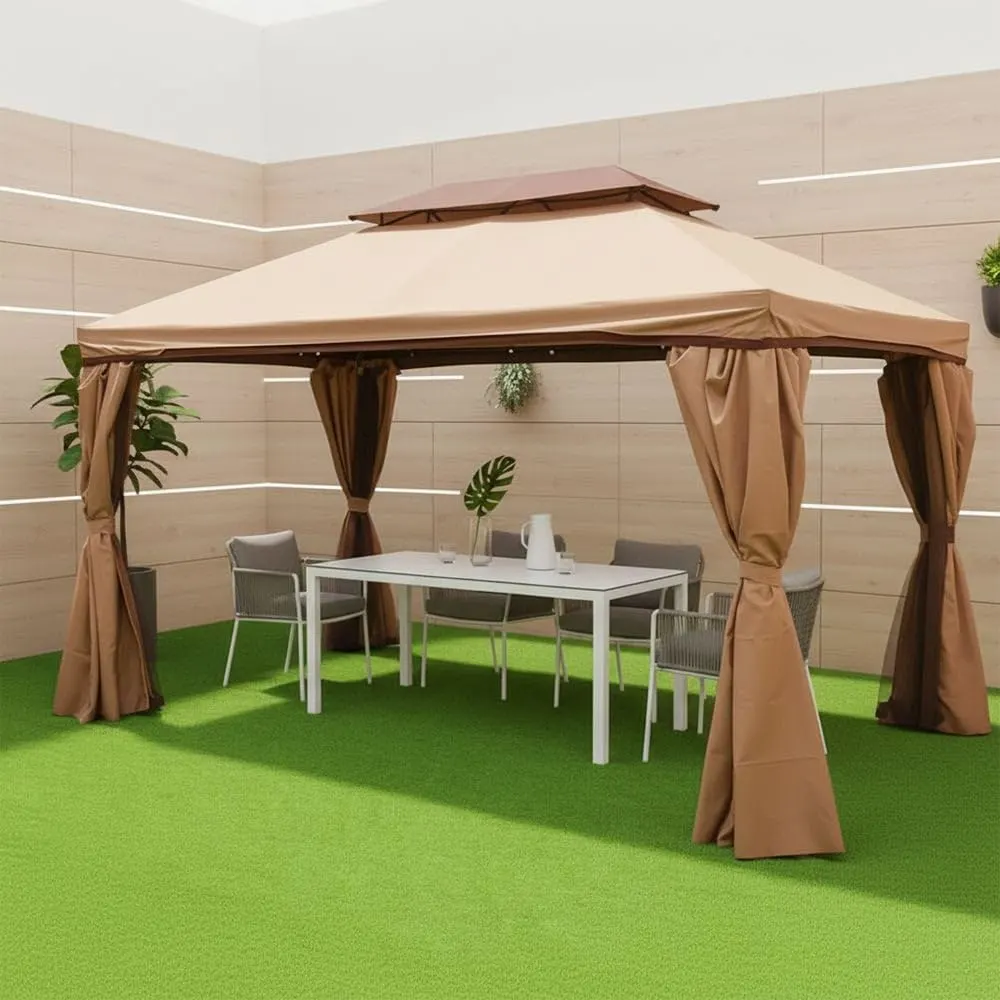 roma gazebo beige 2