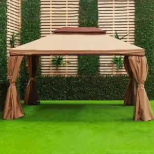 roma gazebo beige 5